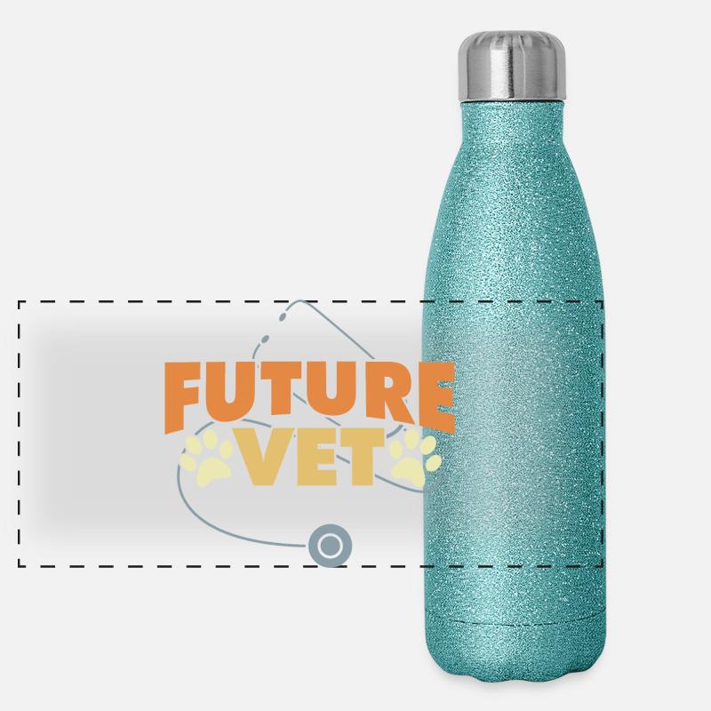 Future veterinarian Panoramic Glitter Thermal Bottle 500 ml