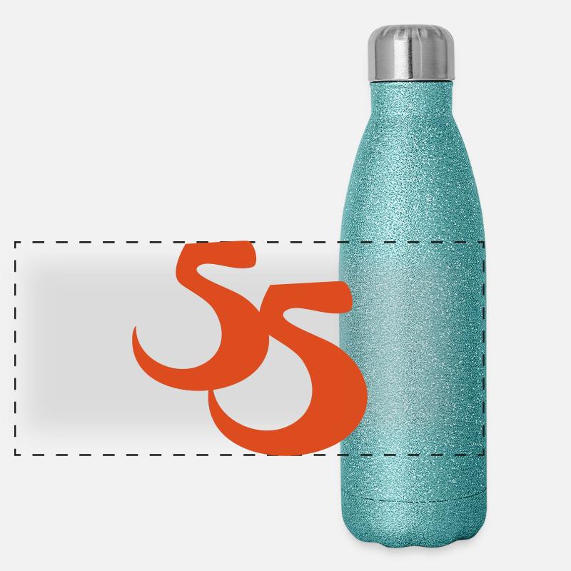 27 55 Panoramic Glitter Thermal Bottle 500 ml