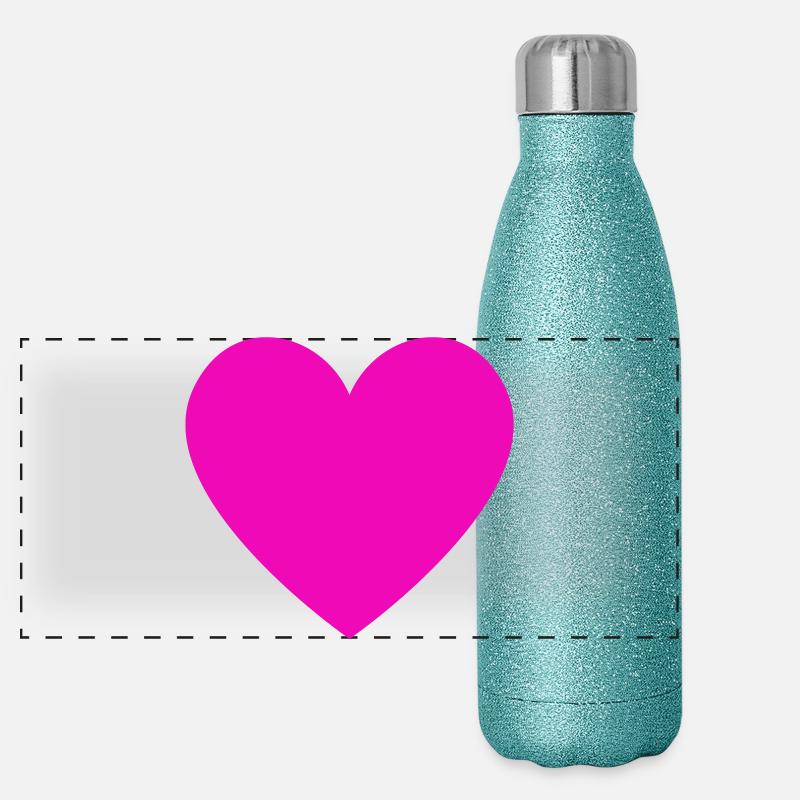 Panorama Glitzer Isolierflasche 500 ml