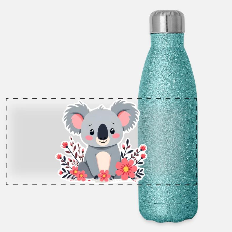 Koala Gourde isotherme panoramique pailletée 500 ml