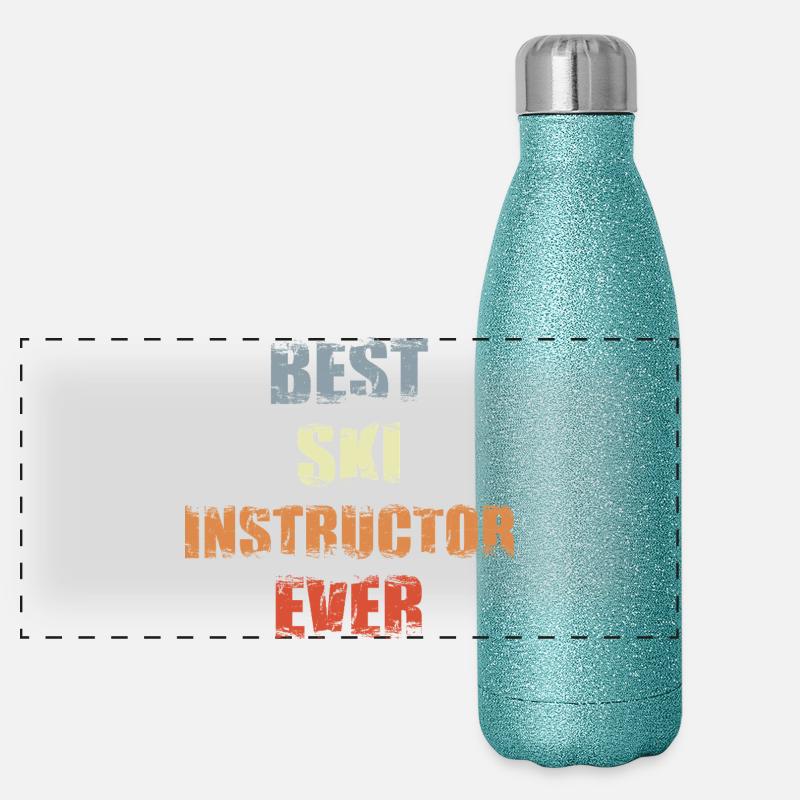 Ski trainer Panoramic Glitter Thermal Bottle 500 ml