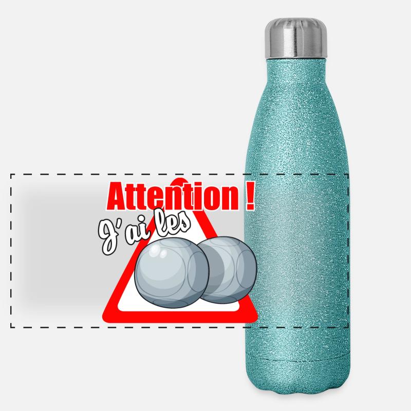Balls! Panorama Glitzer Isolierflasche 500 ml