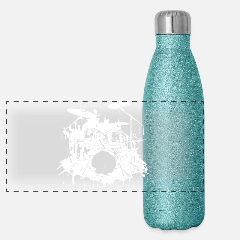 Graphiques de batterie Gourde isotherme panoramique pailletée 500 ml