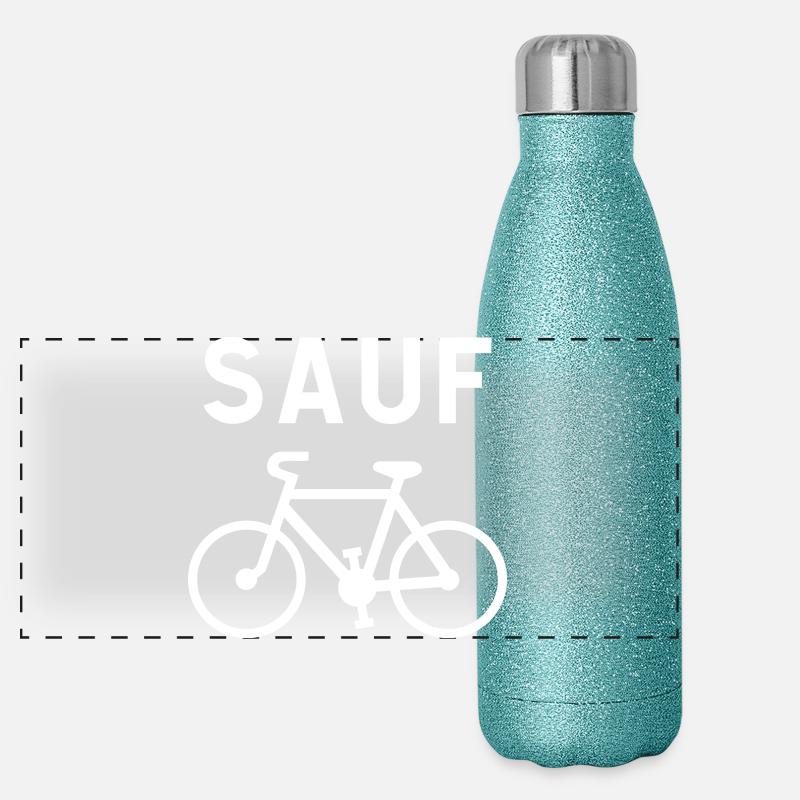Except Vélo Blanc Panoramic Glitter Thermal Bottle 500 ml