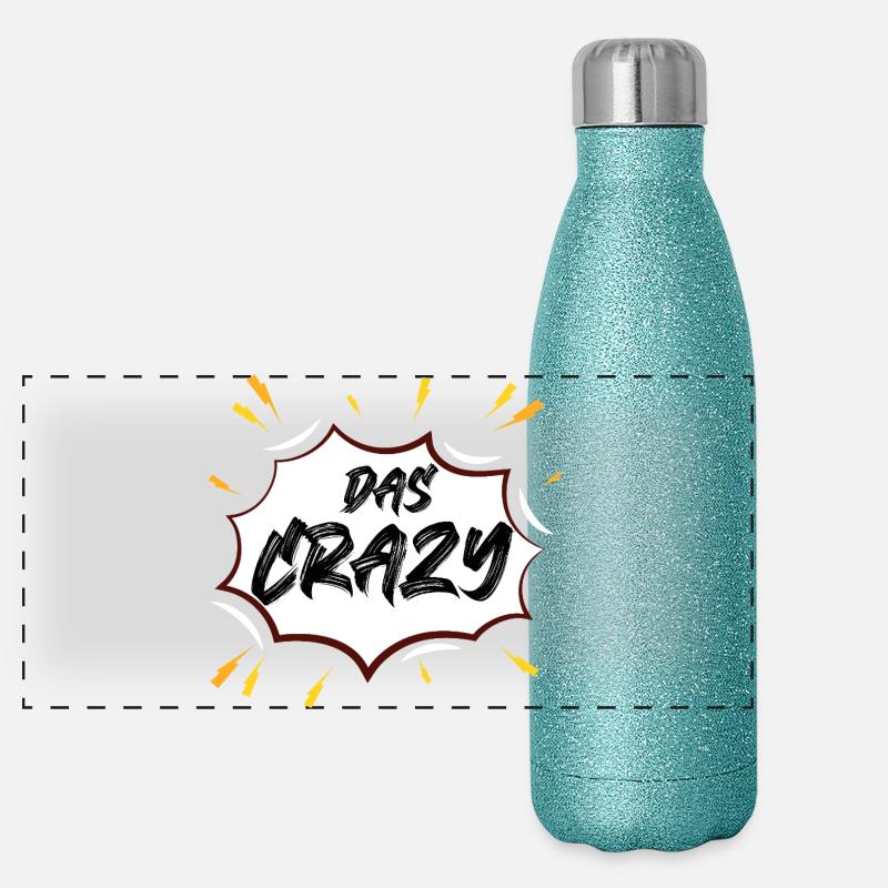 The Crazy Comicburst Panoramic Glitter Thermal Bottle 500 ml