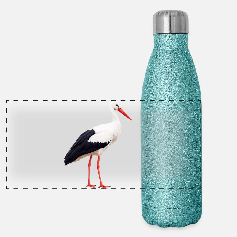 cigogne Gourde isotherme panoramique pailletée 500 ml
