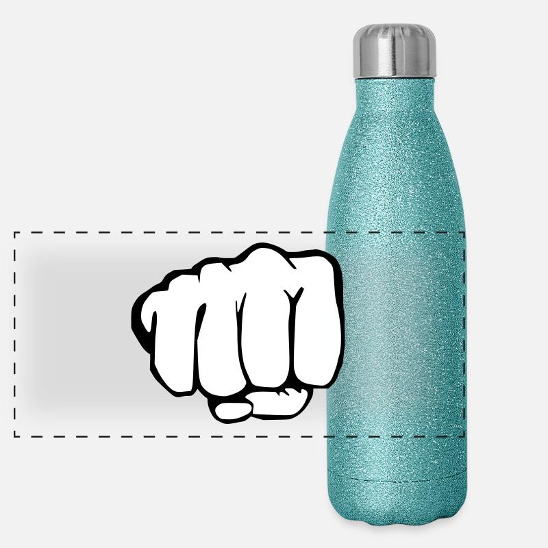 Faust Panorama Glitzer Isolierflasche 500 ml