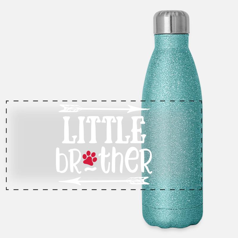 Petit frère Gourde isotherme panoramique pailletée 500 ml