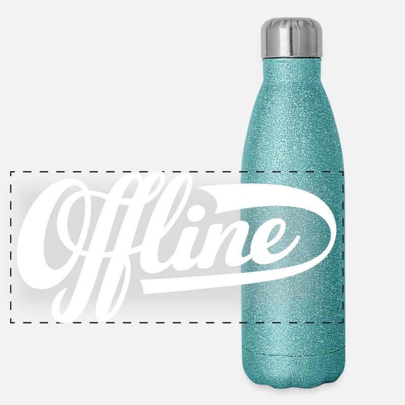 Déclaration hors ligne Gourde isotherme panoramique pailletée 500 ml