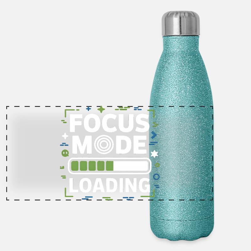 Focus Mode Loading ADHS Chaos Panorama Glitzer Isolierflasche 500 ml