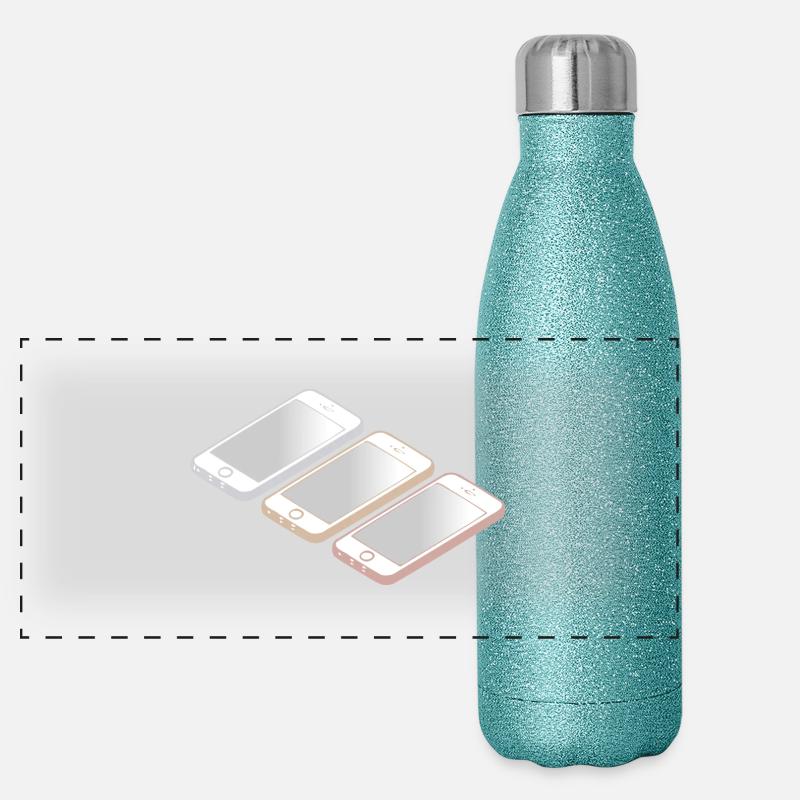 new smart phone Gourde isotherme panoramique pailletée 500 ml