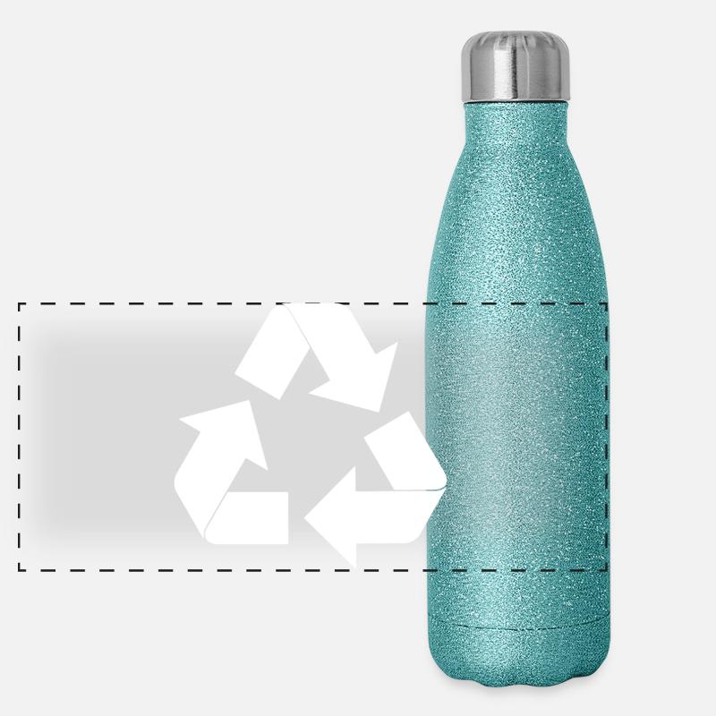 Recyclage Gourde isotherme panoramique pailletée 500 ml