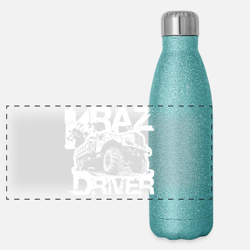 KRAZ Driver Panorama Glitzer Isolierflasche 500 ml