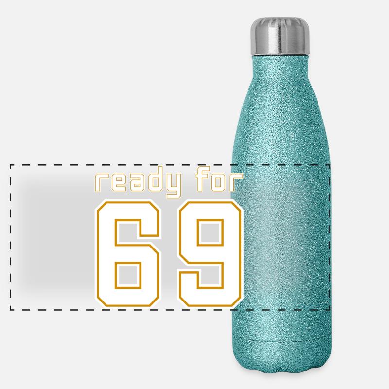 Ready for 69 Panoramic Glitter Thermal Bottle 500 ml