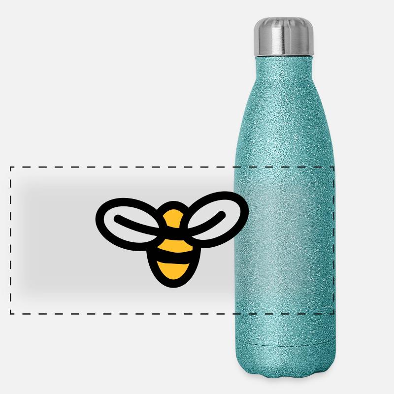 Bee Gourde isotherme panoramique pailletée 500 ml