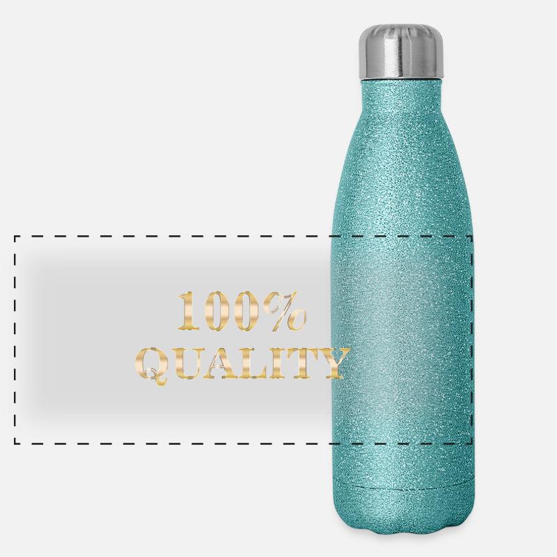 qualité 100% Gourde isotherme panoramique pailletée 500 ml