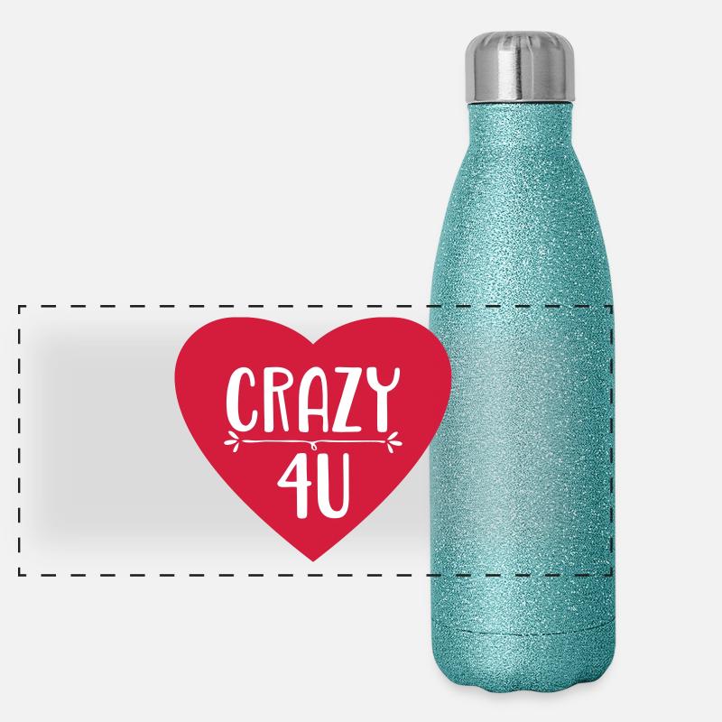 amour Gourde isotherme panoramique pailletée 500 ml