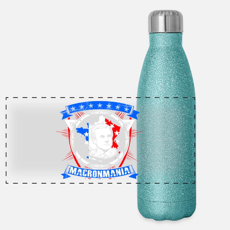 France's Emmanuel Macron gift idea Panoramic Glitter Thermal Bottle 500 ml