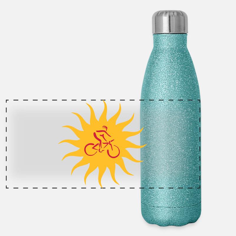 Biker Sun Gourde isotherme panoramique pailletée 500 ml