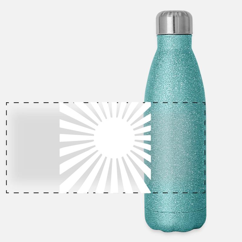 The Rising Sun Panoramic Glitter Thermal Bottle 500 ml