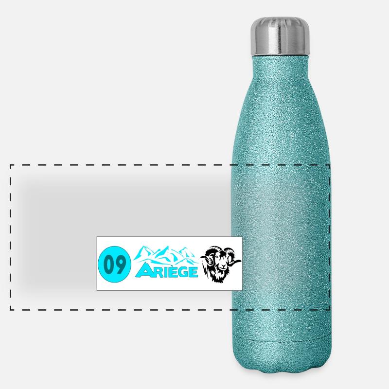 ariège Gourde isotherme panoramique pailletée 500 ml