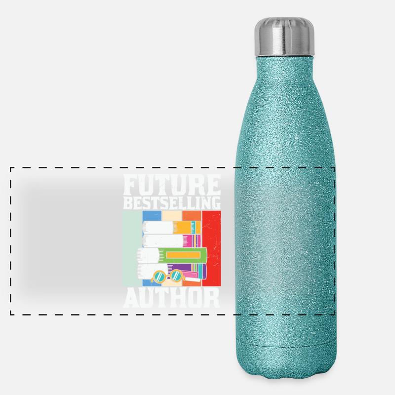 Future Best Selling Author Writer Panoramic Glitter Thermal Bottle 500 ml