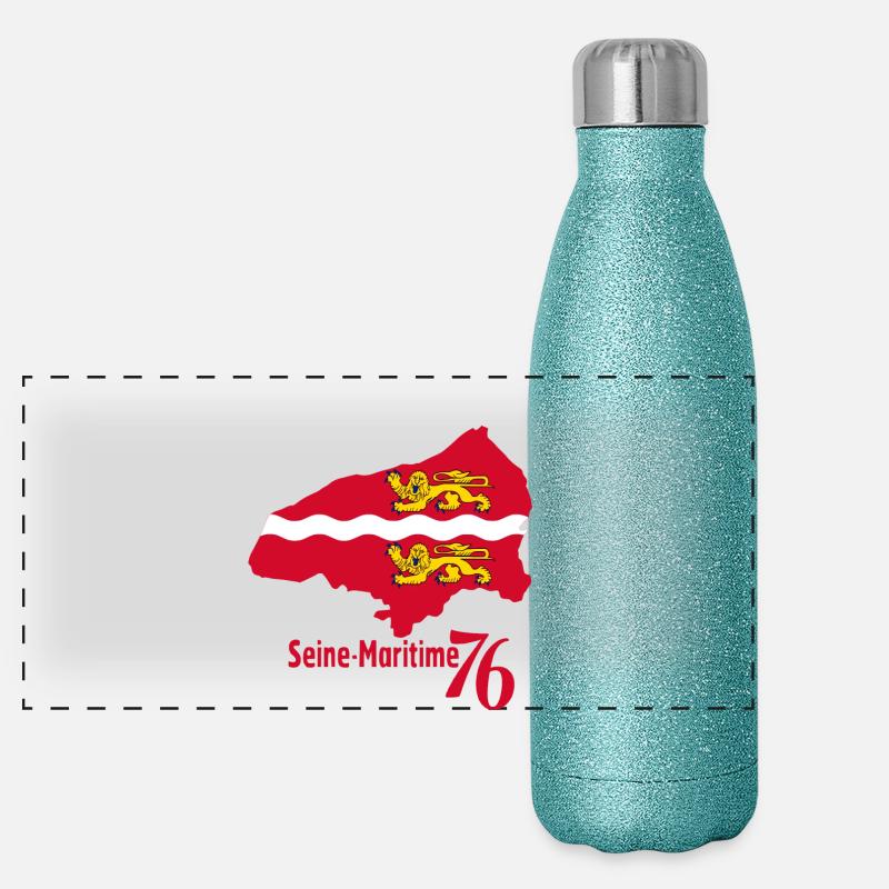 Seine maritime Gourde isotherme panoramique pailletée 500 ml