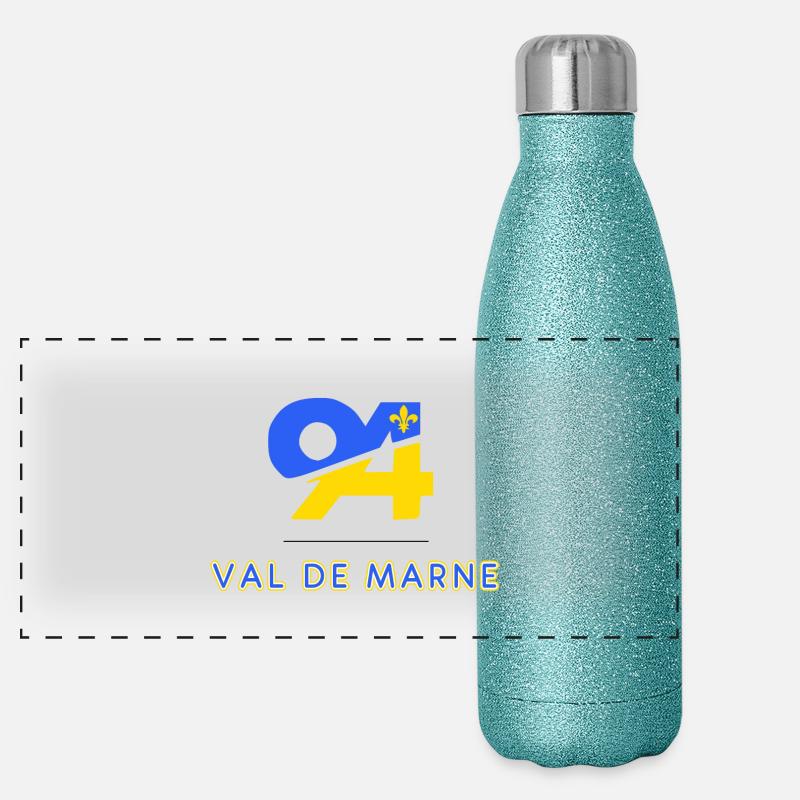 Val de marne Gourde isotherme panoramique pailletée 500 ml