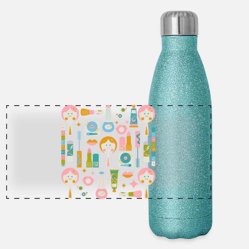 Disco Make Up Wiederbelebung Panorama Glitzer Isolierflasche 500 ml