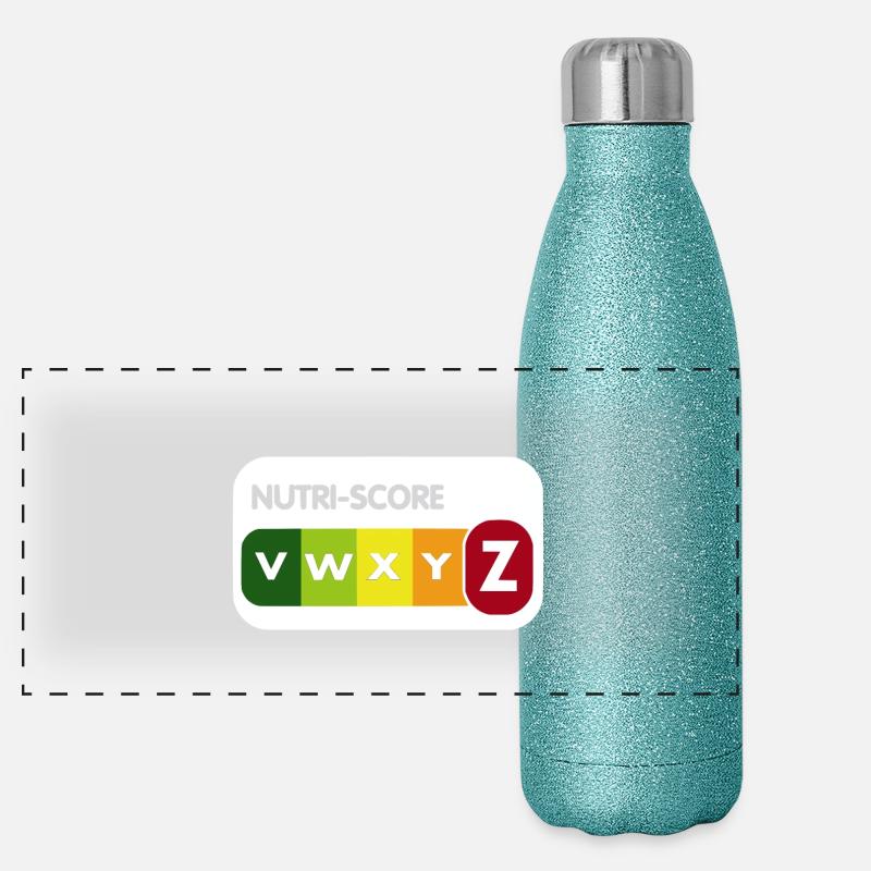 NutriScore Panoramic Glitter Thermal Bottle 500 ml