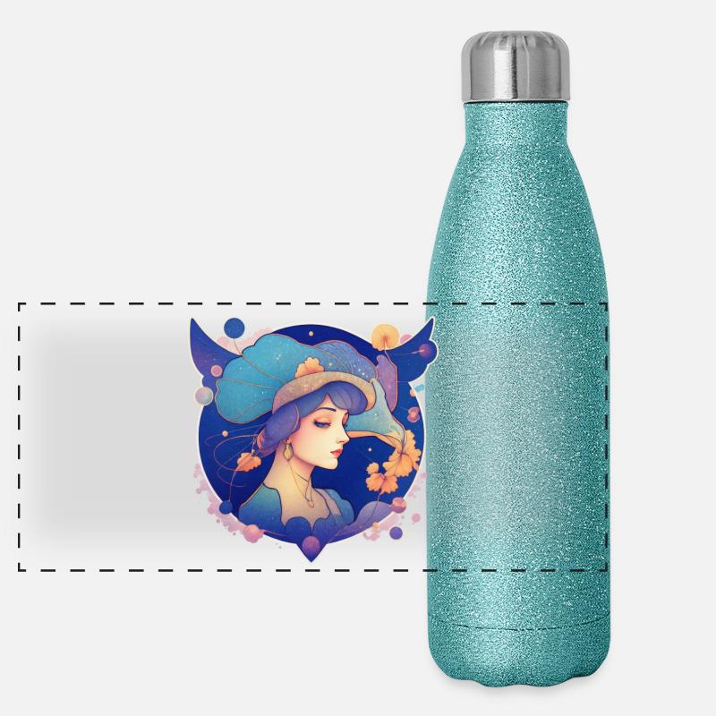 Dame Gourde isotherme panoramique pailletée 500 ml