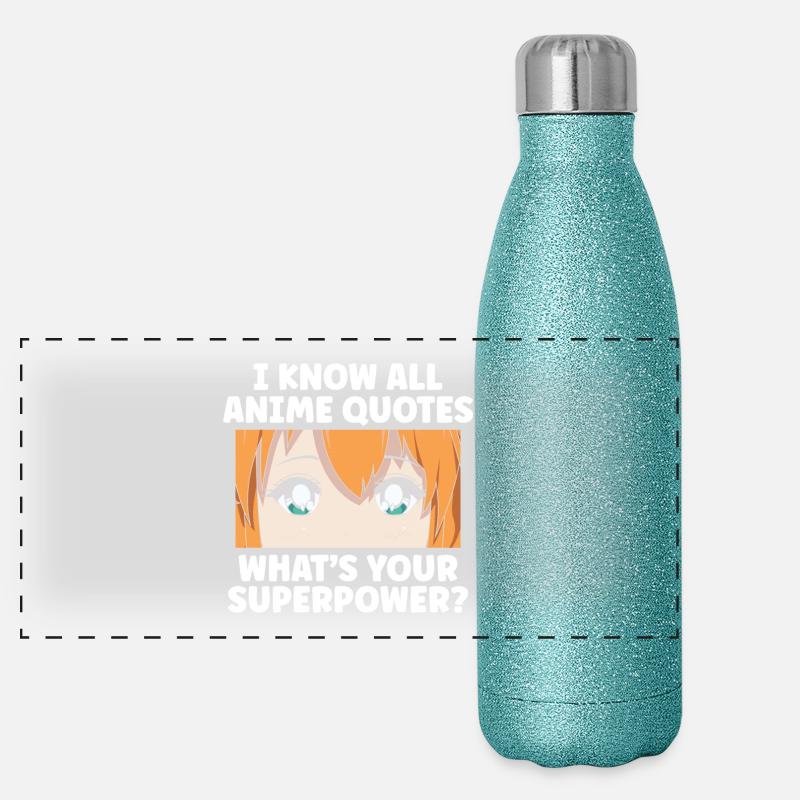Anime Series Design Panoramic Glitter Thermal Bottle 500 ml