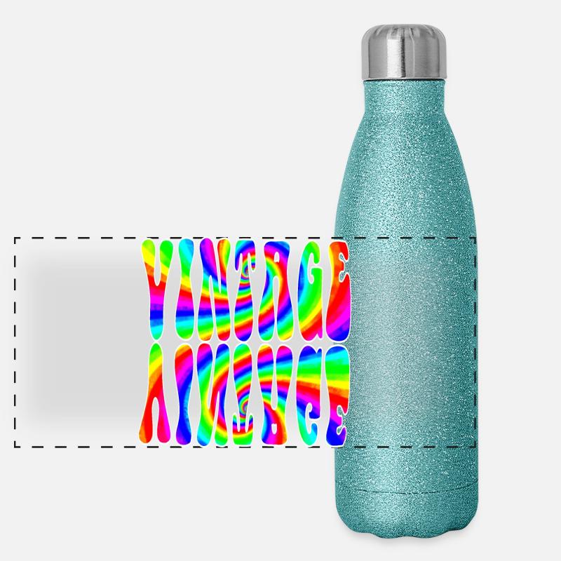 WEINLESE Panorama Glitzer Isolierflasche 500 ml