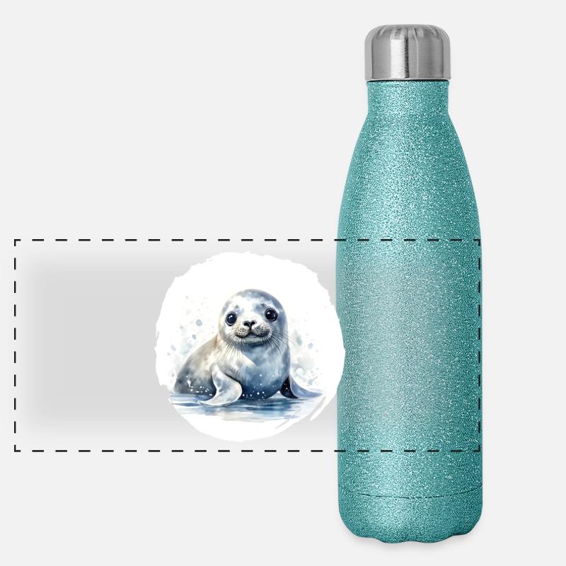 Robbe Aquarell Panorama Glitzer Isolierflasche 500 ml