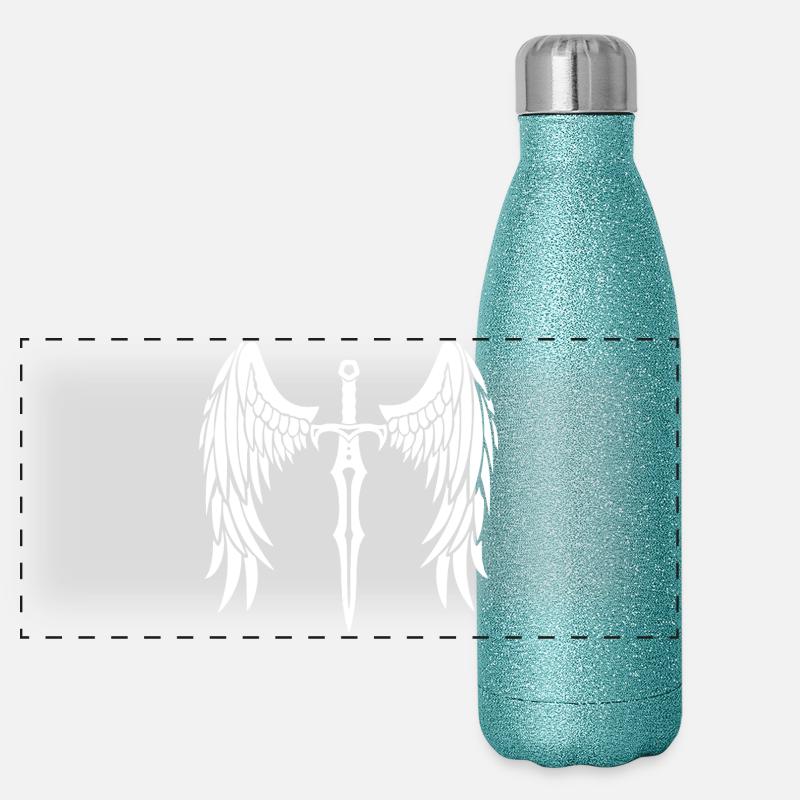 épée ailée Gourde isotherme panoramique pailletée 500 ml