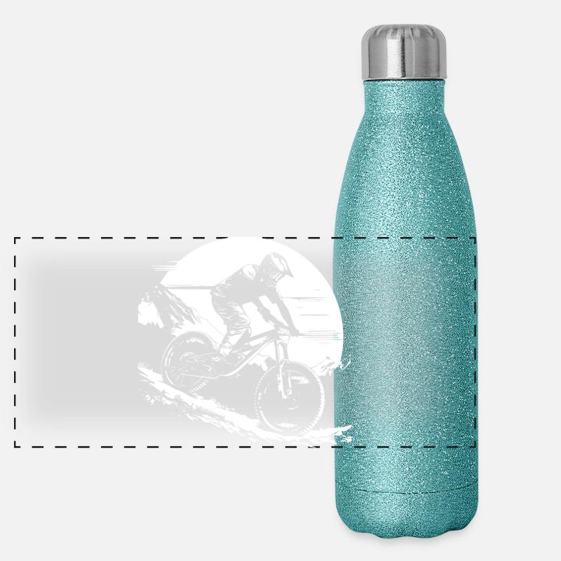Graphismes de VTT Gourde isotherme panoramique pailletée 500 ml