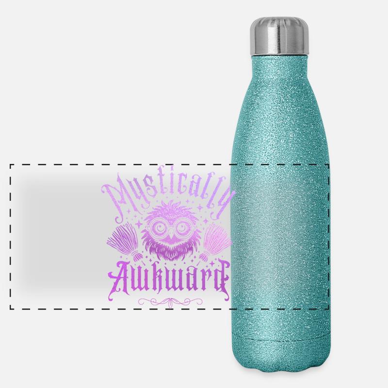 Magically clumsy – Owl Magic Panoramic Glitter Thermal Bottle 500 ml