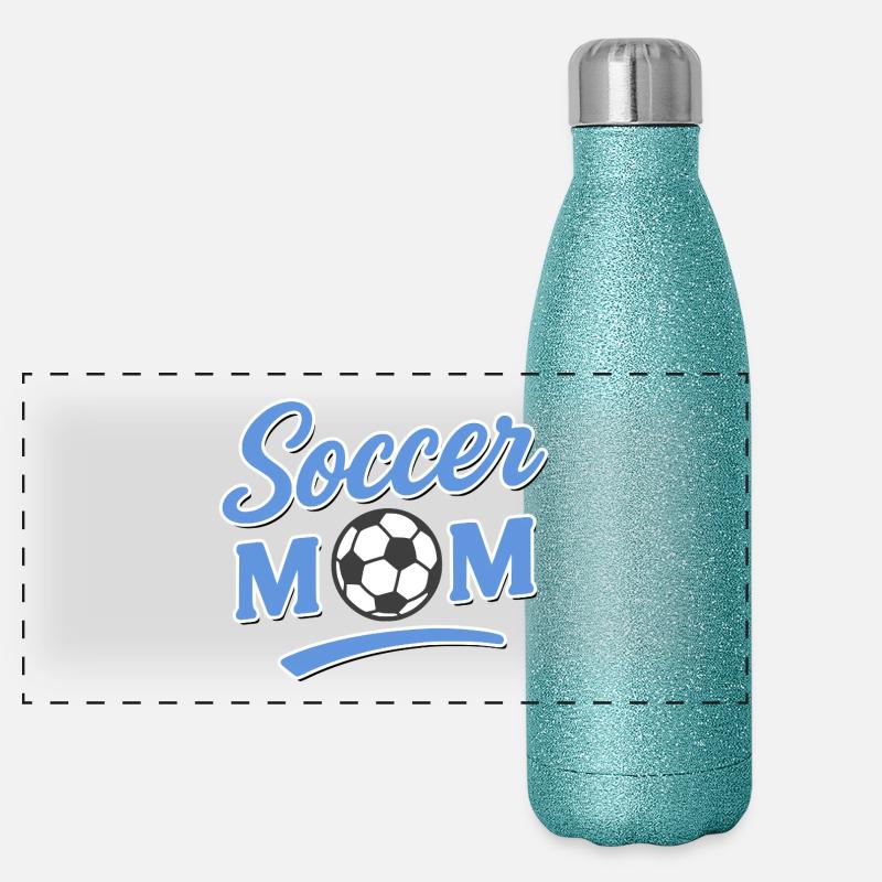 Maman Soccer Gourde isotherme panoramique pailletée 500 ml