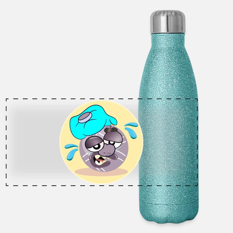 Pétanque Summer Boule Panoramic Glitter Thermal Bottle 500 ml