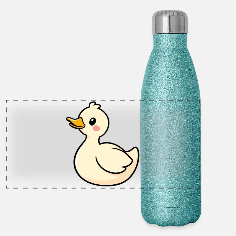 Duck Panoramic Glitter Thermal Bottle 500 ml