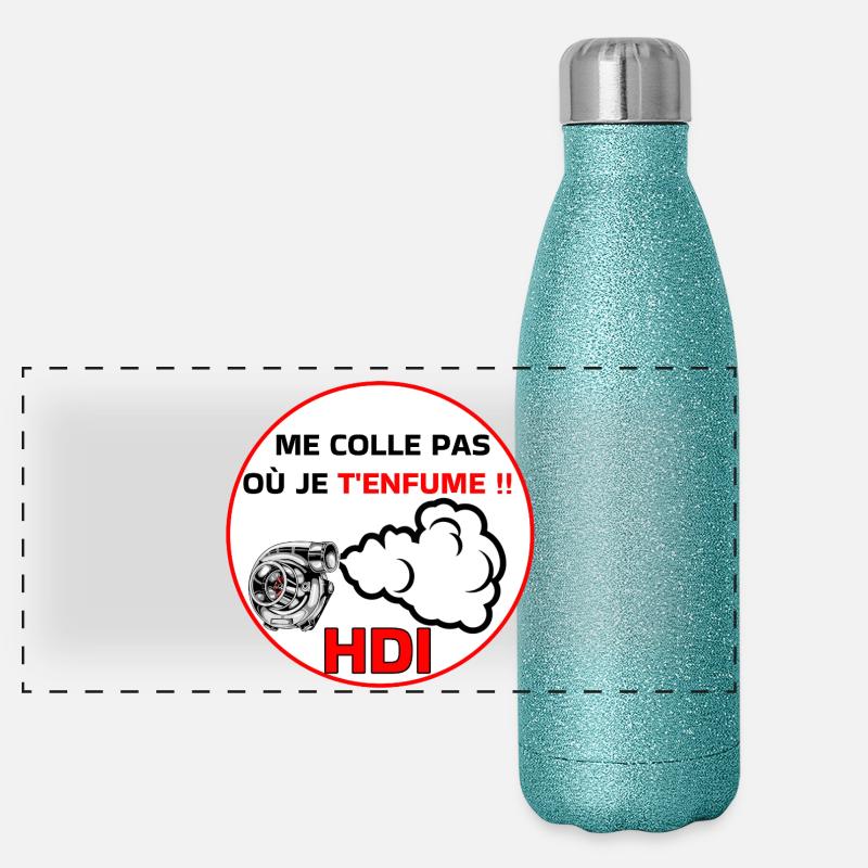 Bleib nicht bei mir, hdi Panorama Glitzer Isolierflasche 500 ml