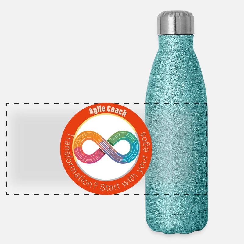 Transformation? Start with your egos Panorama Glitzer Isolierflasche 500 ml