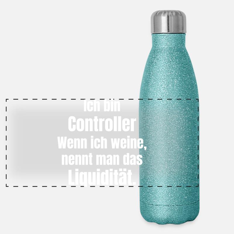 I'm Controller Liquidity Saying Panoramic Glitter Thermal Bottle 500 ml