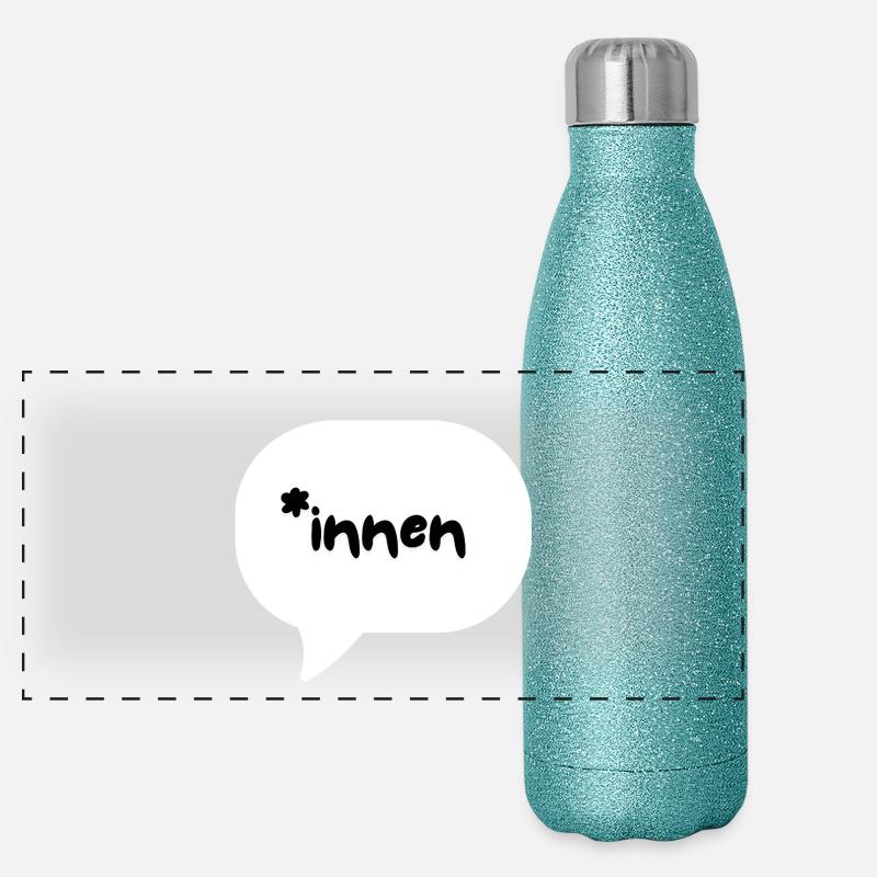 *dedans Gourde isotherme panoramique pailletée 500 ml