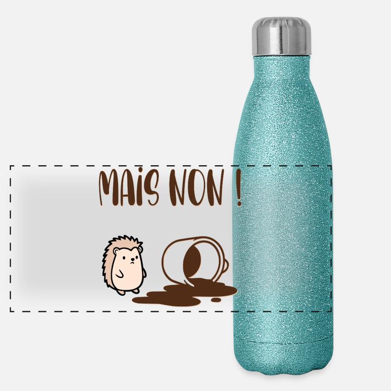 But no coffee Panoramic Glitter Thermal Bottle 500 ml