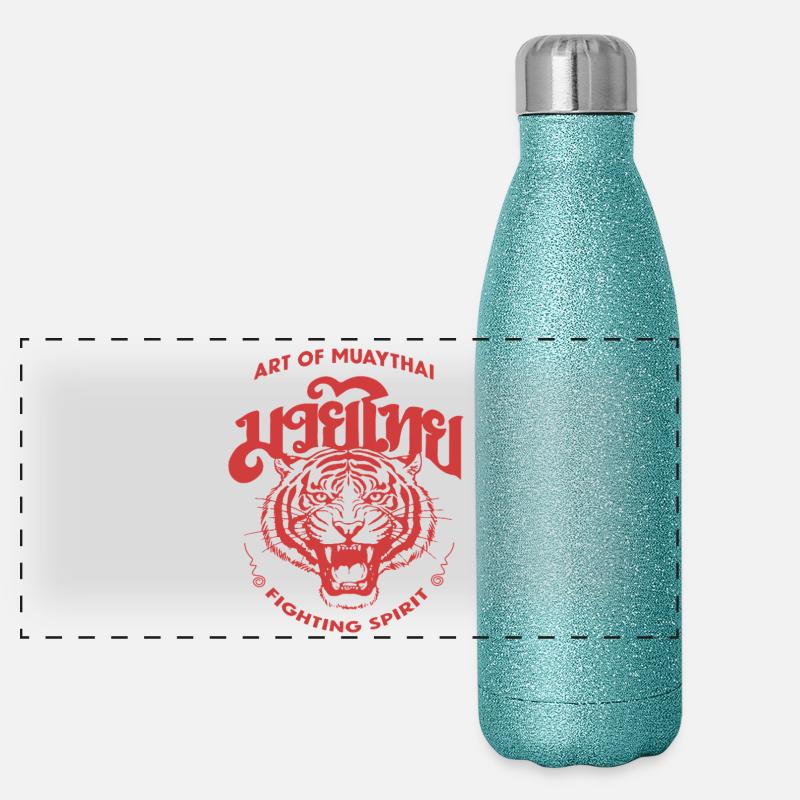 KUNST DES MUAY Panorama Glitzer Isolierflasche 500 ml
