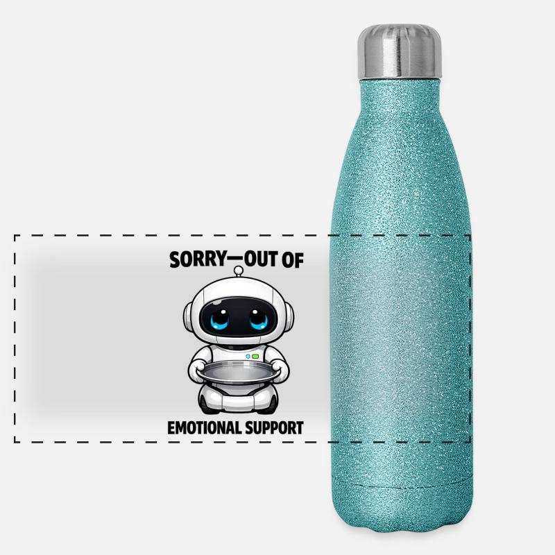 Snack Bot Küchenfreund Panorama Glitzer Isolierflasche 500 ml