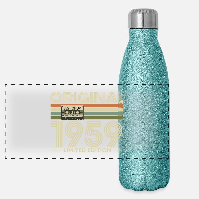 1959 limitierte Kassette Panorama Glitzer Isolierflasche 500 ml