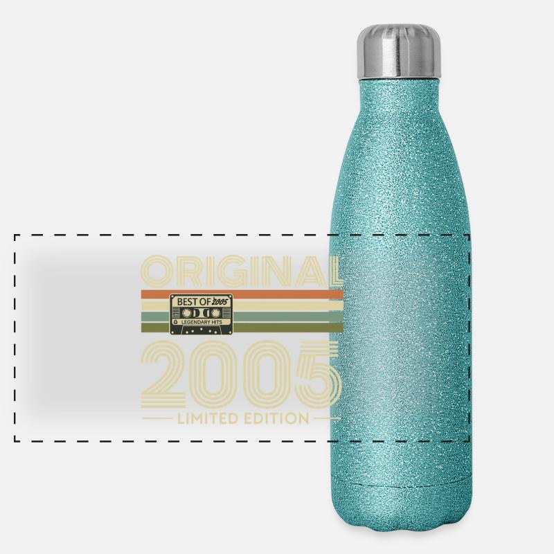 Original 2005 Édition Limitée Rétro Gourde isotherme panoramique pailletée 500 ml