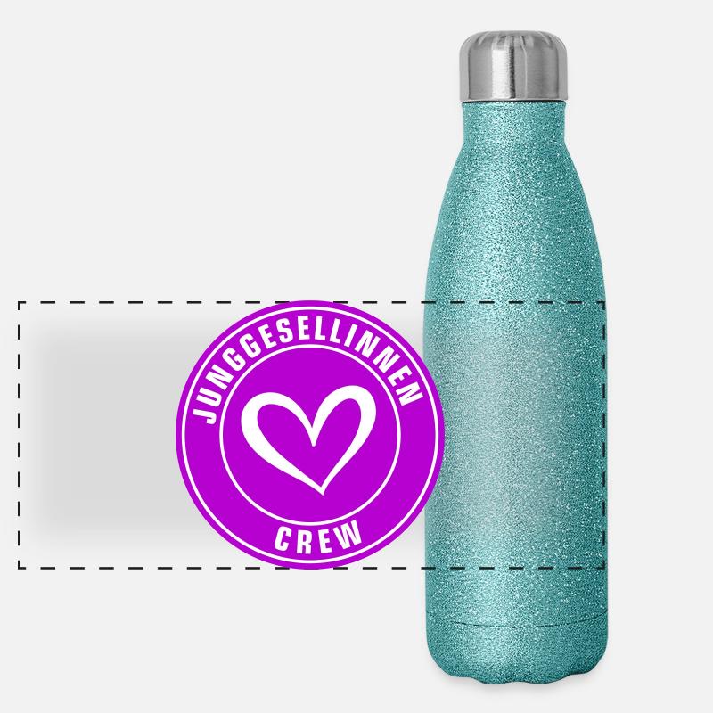 Hen Party Crew Panoramic Glitter Thermal Bottle 500 ml